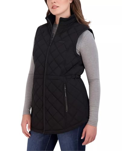 Image of Nautica Women's Stretch Puffer Vest - Water-resistant Transitional Outerwear Layer With Detachable Hood