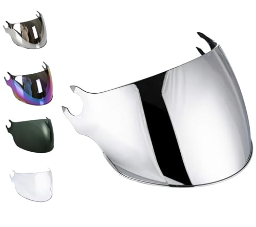 Visière pour LS2 OF562 AIRFLOW écran de rechange transparent et argent pour casque moto