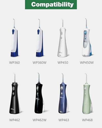 Caricatore a due pin per Waterpik Cordless Plus Water Flosser WP-450 WP-450W WP-450C WP-450EC