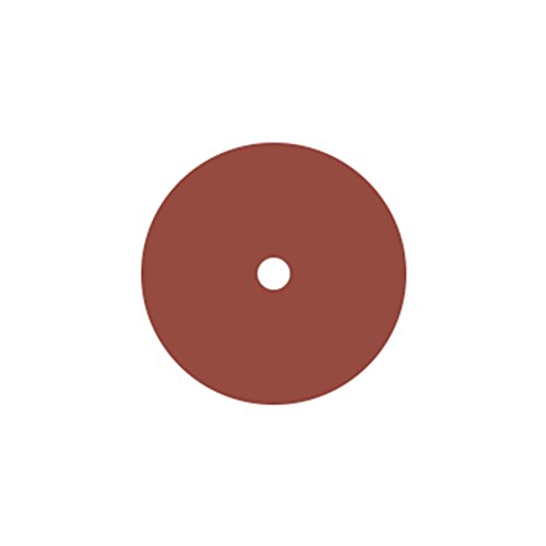 Dedeco 0149 Rubberized Abrasive Wheel, Silicon Carbide, Fine, 4 x 1/4 x 1/2, Red