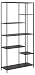 Produktbild AC Design Nino Regal, schwarz, Metall, B: 79,5 x H: 165 x T: 30 cm, 1 Stück