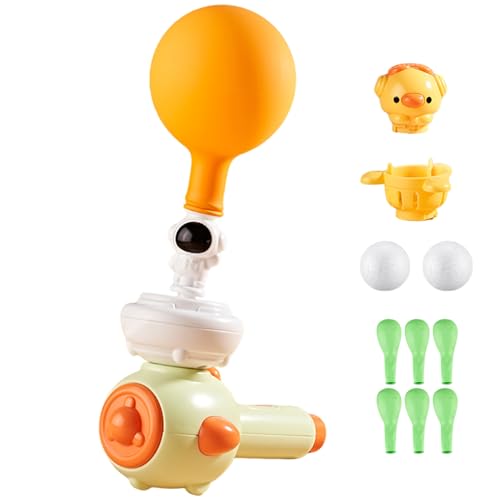 Bolas de respiración para niños, juguete Montessori, bola de respiración flotante interactiva 3 en 1, tubería de burbujas, silbato para niños, juguetes sensoriales divertidos para niñas, , famil