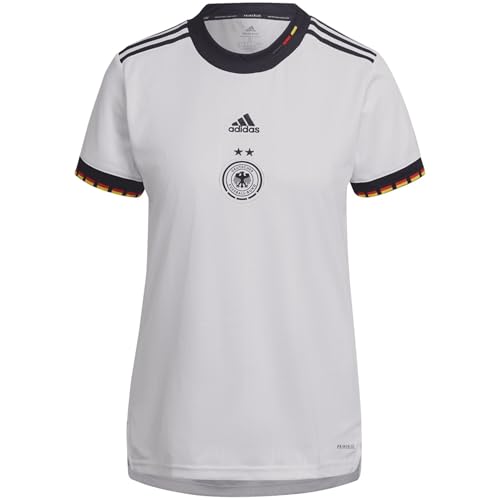 Adidas Women's 2022-23 Germany Euro Home Soccer Jersey, White Medium