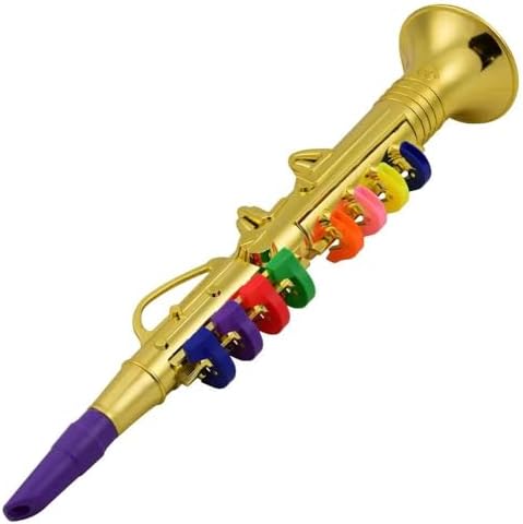 Clarinete de Brinquedo Infantil para Crianças, Saxofone de Plásti...
