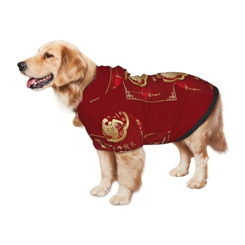 Sudadera con capucha para perro XXL year of the horse miniatura 4