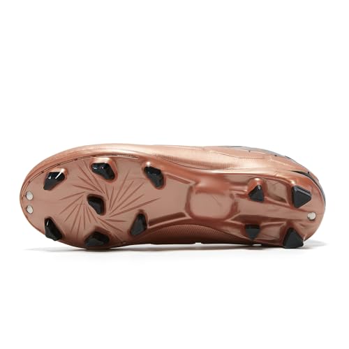 Soccer Shoes for Boys Pink Soccer Cleats Breathable Athletic Toddler Black Football Boots for Outdoor Indoor Soccer Shoes for Girls AG/FG4