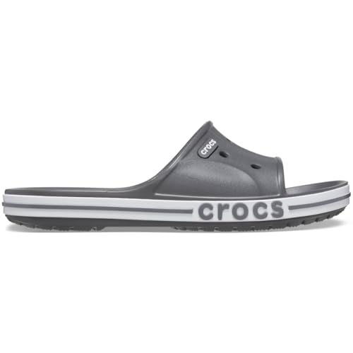 Crocs Unisex Bayaband Slide Slide Sandal, Slate Grey, 3 UK Men/ 4 UK Women