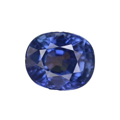 Saphir bleu précieux en vrac de 4,80 carats, le cadeau mémorable pour occasions spéciales