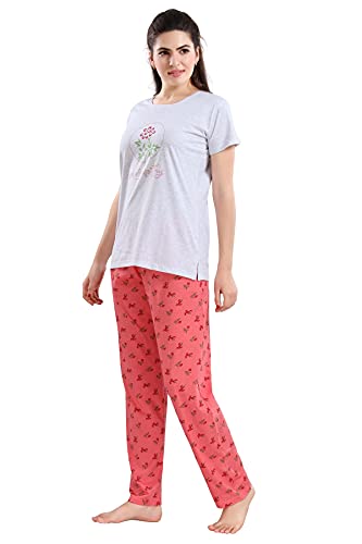 Image of Soulemo Womens Cotton Plain Night Suit 1054
