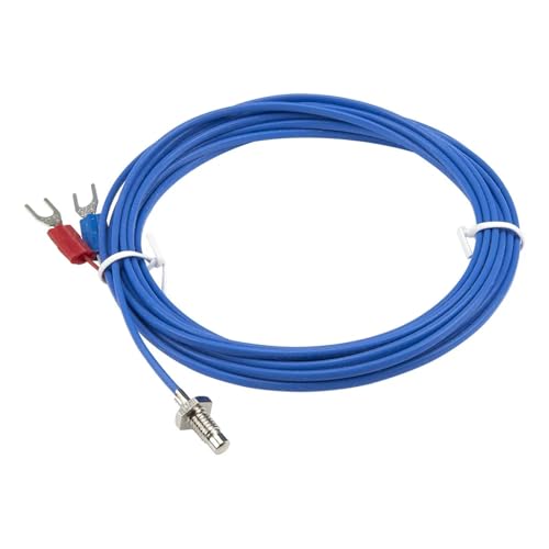 Termopar tipo J M5 con cable de 3 metros para impresora 3D