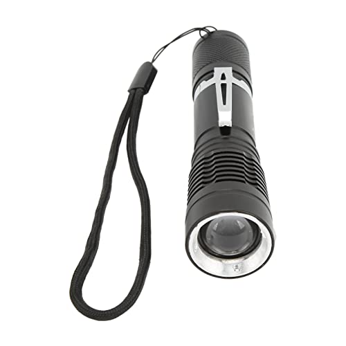 Linterna LED portátil con luz fuerte y aleación protectora 4