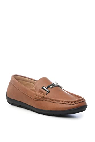 Image of TAHARI Dale Boys Dress Loafer Shoe - Stylish, Comfortable, Easy Slip-on Style, Flexible Outsole, Versatile for Formal & Casual Occasions