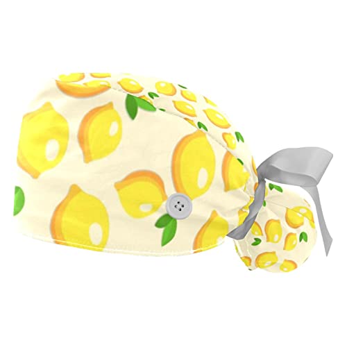 Chapeaux de Travail pour la Cuisine et l'Atelier JDEZ Citrons