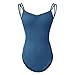 ROYAL SMEELA Women’s Camisole Dance Leotards with Adjustable Straps Ballet Costumes for Women Girl Girls Backless Ballet Dance Leotards Blue