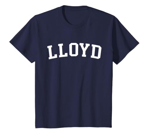 Lloyd T-Shirt, Youth, Navy Blue, Small