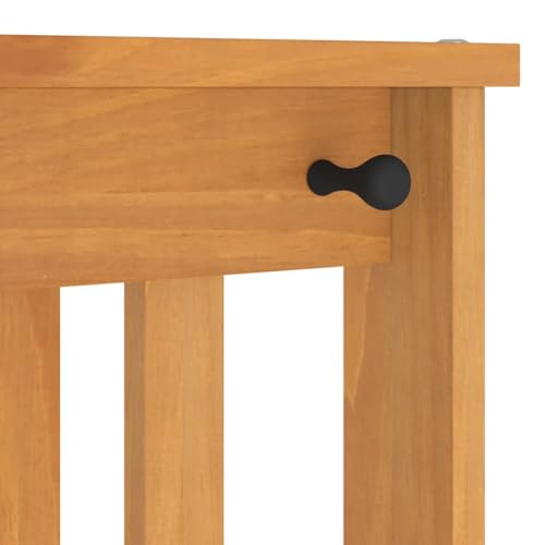 Porte-manteau 45x40x159,5 cm vestiaire d'entrée multifonction avec assise en bois - 8
