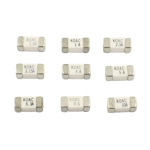 Chip Fuse 1808 Current KOAC 2410 SMD CCF1N Normal Blow 1A-10A 125V Surface Mount KOA 10Pcs(3.15A)