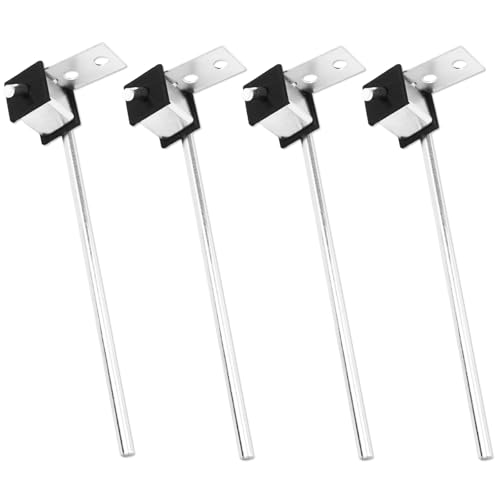 joytrace 4-Pack Universal Exhaust Hanger Kit - 3/8 Rod 10 Long Universal Exhaust Hanger Rod Weld On Heavy Duty Exhaust Bracket Hanger