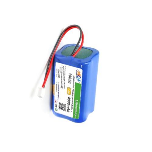 Image of HKN 7.4V 4000mAh Li-ion Rechargeable Battery Pack JST-XH 2.54 /2P Plug Lithium-ion Batteries for Electronics Products Toys Lighting, Bluetooth Speaker and Equipment (4000, Milliamps)