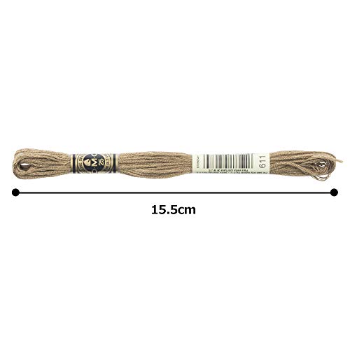 Image of DMC 6-Strand Embroidery Cotton Floss, Drab Brown