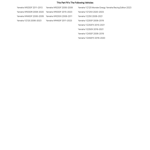 Tusk Billet Rear Caliper Guard Blue For Yamaha Yz125 2006-2022 #TOP4