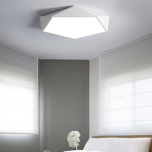 Plafonniers LED modernes salon variateur de lumière télécommandé 3000K