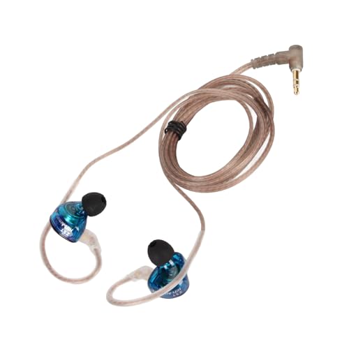 Aramox ZST 1BA+1DD Monitores Internos de Alta Fidelidad, Auriculares Profesionales con Controlador Híbrido con Cable Desmontable, Respuesta de Frecuencia de 20- Hz para Músicos DJ Audiófilos