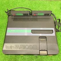 ツインファミコン動作品 SHARP ツインファミコン AN-505 ブラック レトロゲーム 動作品