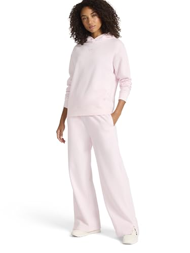Reebok Women’s Swift Hoodie Set, Standard Fit, Midweight Cotton-Poly Fabric, Frosted Berry, X-Large - image 1