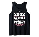 Photo Gallery 20° compleanno da donna made in 2002 tees 20 anni impressionante canotta Photo Gallery 20° compleanno da donna made in 2002 tees 20 anni impressionante canotta