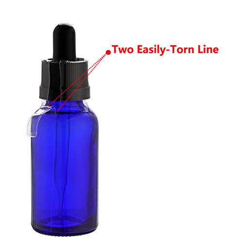 Image of 200Pcs Heat Shrink Wrap for Glass Bottles 10ml 15ml 30ml 50ml, Clear Shrink Wrap /Shrink Wrap Film (For 15ml Glass Bottle) (Pack of 2)