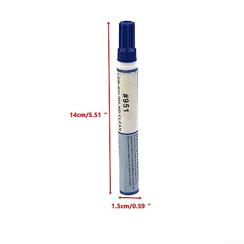 5 Pz 10Ml 951 Saldatura Flux Pen Basso Solido