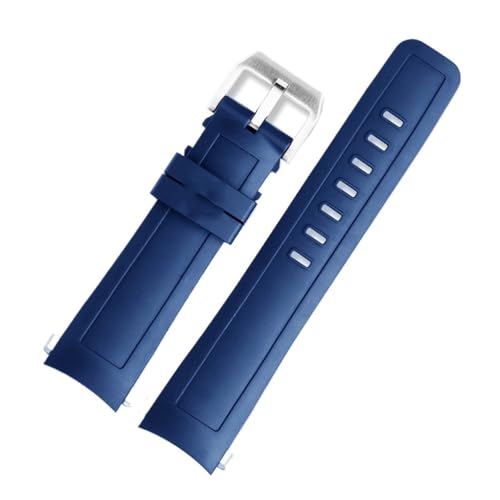 [X] 22 ~[gtbfSvohjuXbg Fit For IWC ANA^C}[ Fit For IW356802 376705 376710 376711 pȂVR[NCbN[XXgbv(Blue-silver)