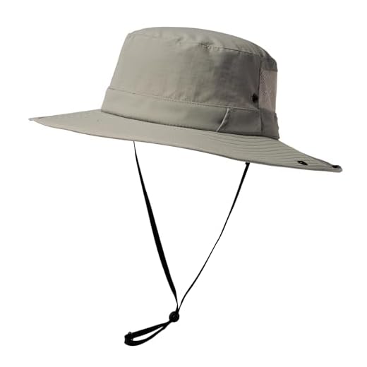 TOP-EX XL/XXL Sun Hat for Men with Big Head UPF 50 Wide Brim Waterproof Bucket Hat for Large Heads Breathable Foldable Outdoor Safari Hats for Hiking Fishing Walking Travel Light Grey XL/XXL