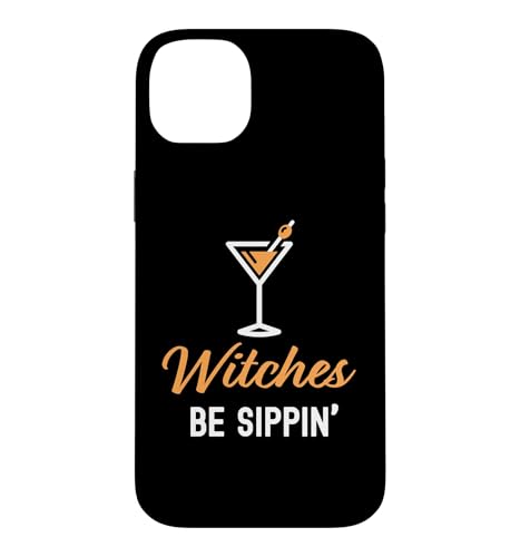 Witches Be Sippin' Happy Halloween ��l�p�h�����N �X�}�z�P�[�X iPhone 14 Plus �p