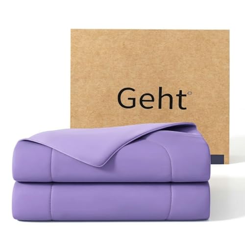 Image of Cooling Blanket for Hot Sleepers & Night Sweats - Cooling Comforter, Breathable Lightweight Double-Sided Summer Bedding, Breathable Soft All Season (Lavender, Queen(90 inchx90 inch))
