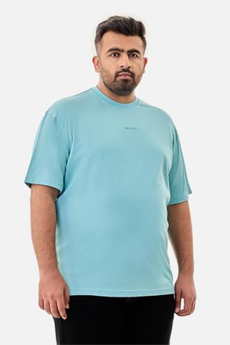 Image of SNITCH Men Polo Plus Size T-Shirt | Knitted Solid Polo with Contrast Tipped Collar & Logo Embroidery | 100% Cotton Breathable Lightweight Smart Casual Wear
