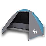 HOMELEN Camping Tent Dome 2 personas Blue Waterproof Outdoor Shelter, Lightweight Portable Double Layer Rainfly with E-Port, Polyester PU Coated Weatherproof Design for Backpacking Hiking Adventures