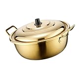 Edelstahltopf: mit seinen doppelgriffen erleichtert dieser topf das tragen und ausgießen von heißen speisen ohne aufwand, nudeltopf