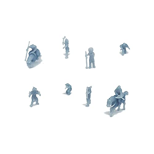 Figurines amérindiennes de chasse échelle 1:160 N Outland Models maquette