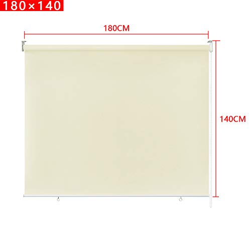 Toldo vertical exterior con protección UV estor enrollable beige 3