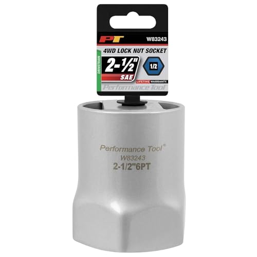 Performance Tool W83243 1/2-Inch Drive Hex Lock Nut Socket, 2-1/2-Inch