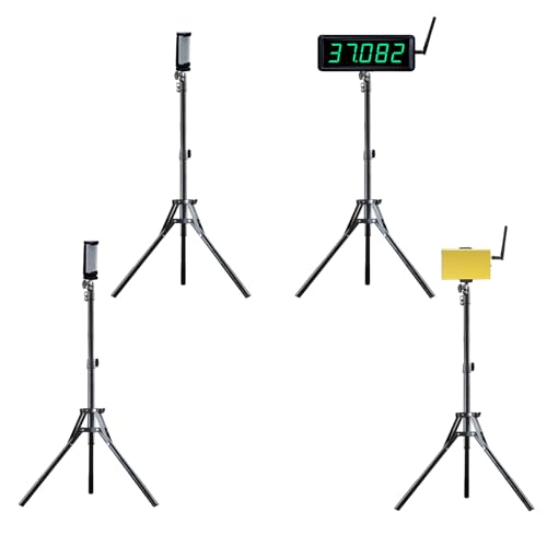 Wireless Laser Timer for Sprints with High Tripod & Battery Powered Track Timer System for Race Clock Sprint Timing System for 40 60 Track Yard Dash Electronic Stopwatch for Speed Training