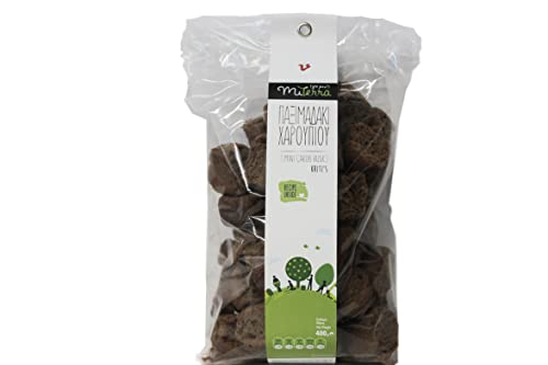 MITERRA Kretischer Johannisbrot Mini-Zwieback – 2er Pack (2x400g, 800g) | Reich an Ballaststoffen & fettarm | Knusprig & nahrhaft | Authentisches Originalrezept aus Kreta | Ideal für Salat & Dakos