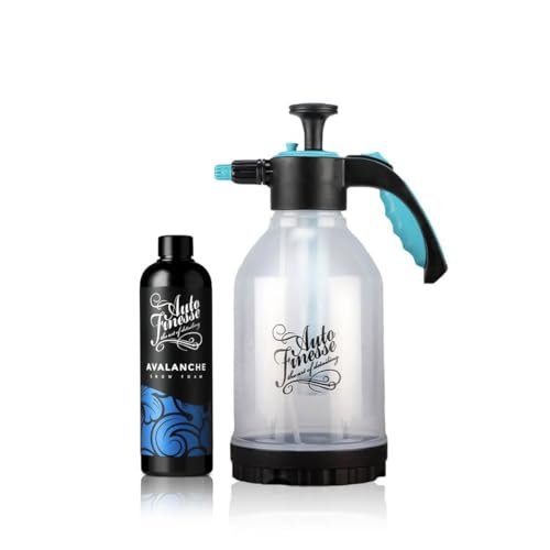 Auto Finesse Power Foam Kit | Pressure Sprayer & Avalanche Snow Foam 500ml | Professional Car Pre-Wash & Detailing