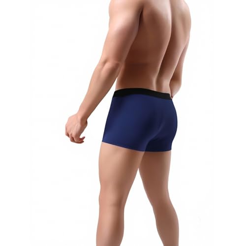 Mens short Boxer Briefs with Funny Novelty Printing-Means Underwear Comfortable，Soft & Breathable. Navy4