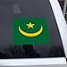 Produktbild Mauretanien Nationalflagge Auto-Aufkleber, Mauretanien, patriotische Auto-Aufkleber, Stoßstangen-Aufkleber für Autos, lustiger Vinyl-Aufkleber, LKW-Fenster, Laptop, 38,1 cm