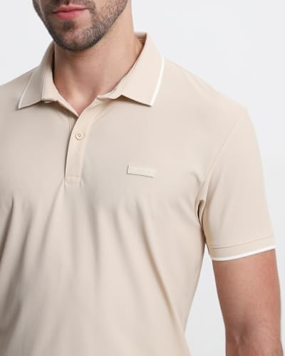 Image of MUFTI Black Solid Polo T Shirt