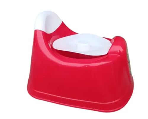 Image of 2 in 1 Potty Training Seat for 1+ Year Old Kids Adaptable Toilet Training Chair with Removable Potty Bowl & Non-Slip Base Comfortable Potty Trainer for Boys & Girl Pack of 1 (Red)