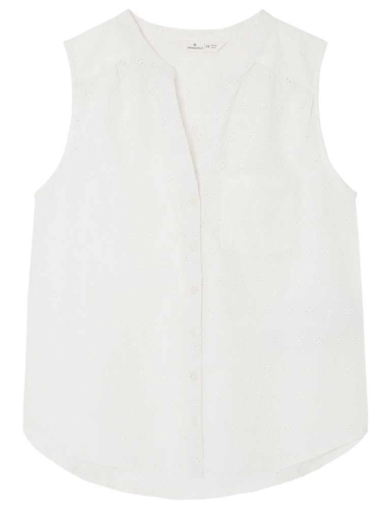 Springfield Blouse, White, 10 (S)